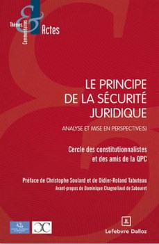 Le principe de la sécurité juridique
